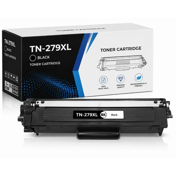 BROTHER Uyumlu TN279XL Çipli Siyah Toner ürün görseli 1