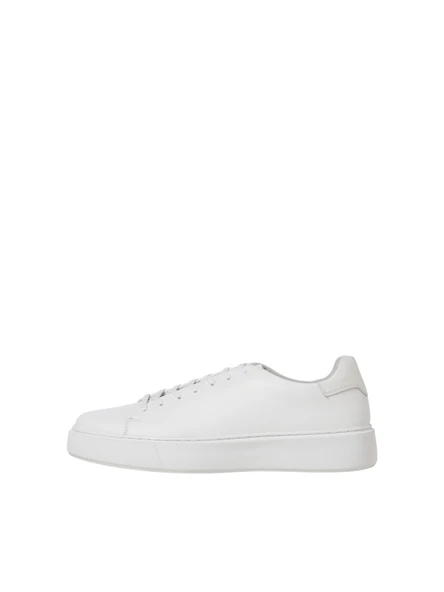 JACK JONES Erkek Deri Beyaz Renk Sneaker Ayakkabı 12280710 ürün görseli 1