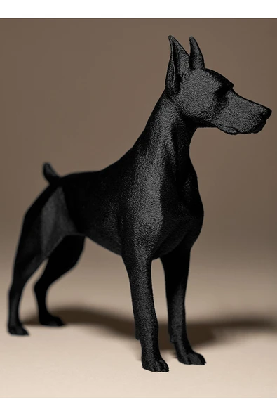 Doberman Dekoratif Heykel – Modern Köpek Figürlü Ev & Ofis Dekoru ürün görseli 1