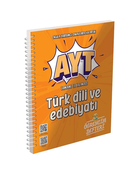 AYT Türk Dili ve Edebiyatı Öğrencim Defteri Murat Eğitim Yayınları ürün görseli 1