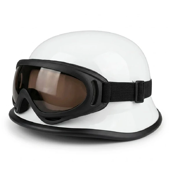 M20 CHOPPER KASK GÖZLÜKLÜ - Resim 4