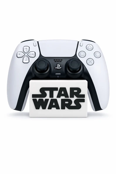 Star Wars Tasarımlı PS5 DualSense Kol Standı – 3D Baskı Sağlam Plastik – Kontrolcü Düzenleyici & ürün görseli 1