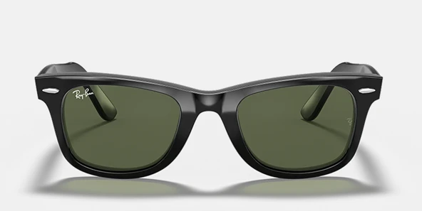 Ray-Ban Wayfarer 2140 901/58 Black-Green Polarize Güneş Gözlüğü ürün görseli 1