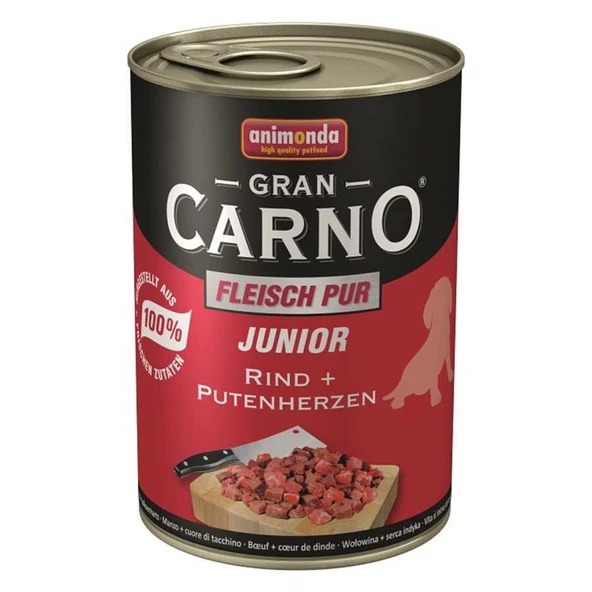 Animonda Gran Carno Junıor Sığır Etli Yavru Köpek Konservesi 400 Gr ürün görseli 1