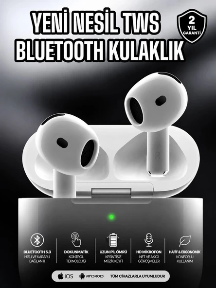Kablosuz Bluetooth Kulaklık Tws Anc Özelliği Yüksek Ses Kaliteli ürün görseli 1