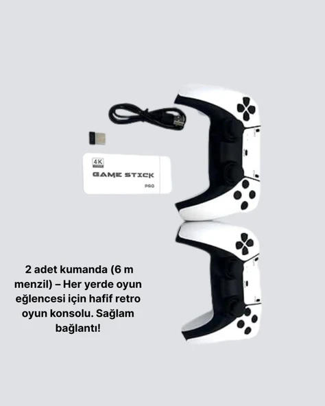 3d Ve 4k Görüntü Kaliteli Çok Lu Retro Oyun Konsolu - Resim 4