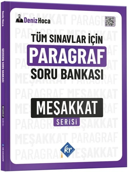 KR Akademi Deniz Hoca Tüm Sınavlar İçin Paragraf Soru Bankası Meşakkat Serisi ürün görseli 1