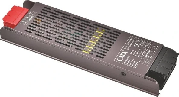 CATA  CT 2561 17A Şerit Led Trafosu Slim Fansız 200W ürün görseli 1