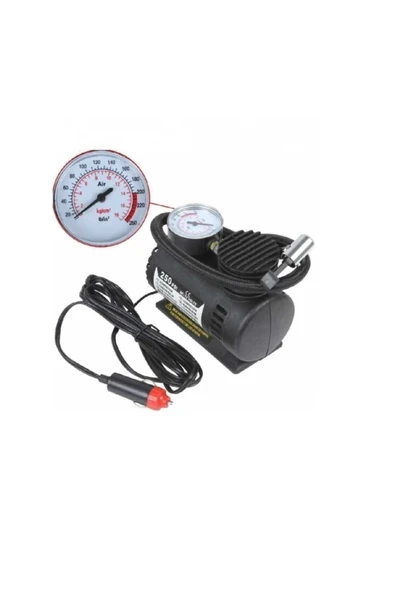 Oto Araç Mini Kompresör Hava Kompresörü 12 V 250 Psı Araba Hava Pompası Lastik Şişirici Taşınabilir ürün görseli 1