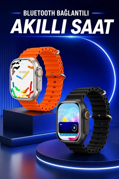Akıllı Saat Arama Cevaplayan Bildirim Görme Yeni Nesil Bluetooth Bağlantılı ürün görseli 1