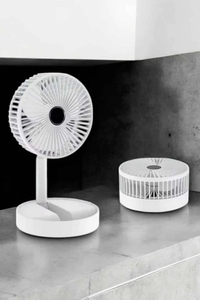 Soğutucu Vantilatör Telefon Standlı Mini Fan - Resim 3