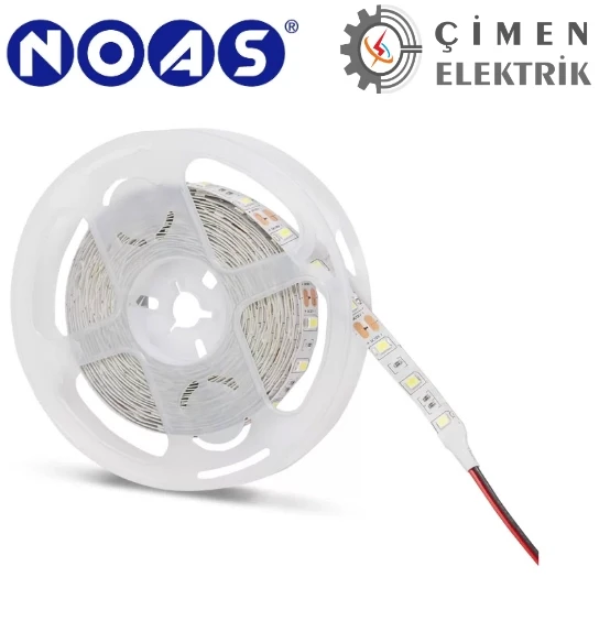 5 METRE NOAS YL40 4001 İç Mekan 3 Çip 12V Şerit Led 6400K Beyaz Işık ürün görseli 1