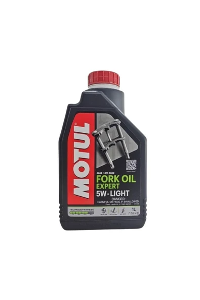 Motul Fork Oil Expert Amortisör Yağı 5W Light 1 Lt. ürün görseli 1