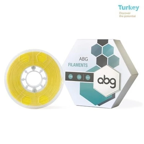 ABG ABS Sarı Filament 1.75mm 1kg ürün görseli 1