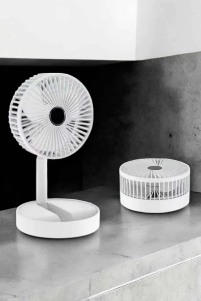 Soğutucu Vantilatör Telefon Standlı Mini Fan - Resim 3