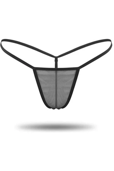 Siyah  Tül String Tanga TM1114 ürün görseli 1