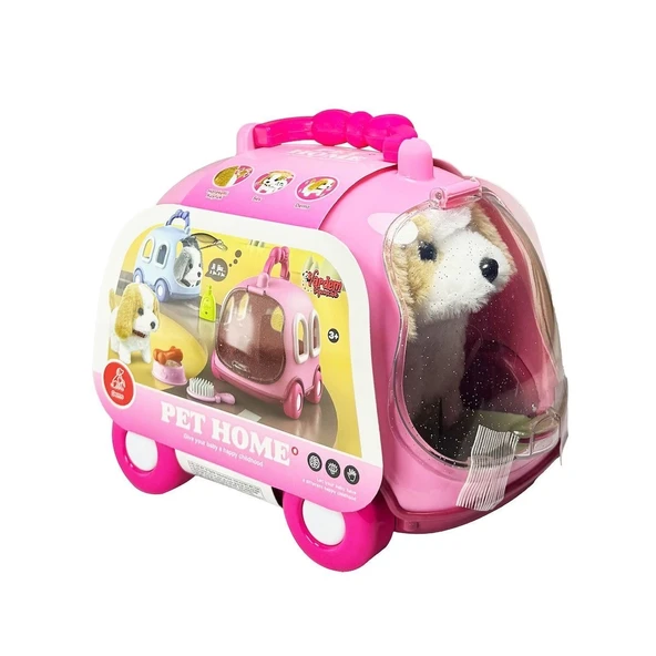 JND-6802 Taşıma Araba Çantalı Hareketli Pilli Köpek Set - Stokta Olan Renk Gönderilir ürün görseli 1