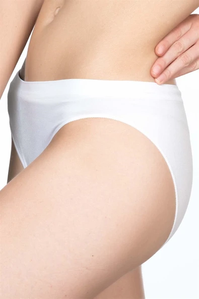 Beyaz MI Emay 3001 Soft Slip Külot - Resim 2