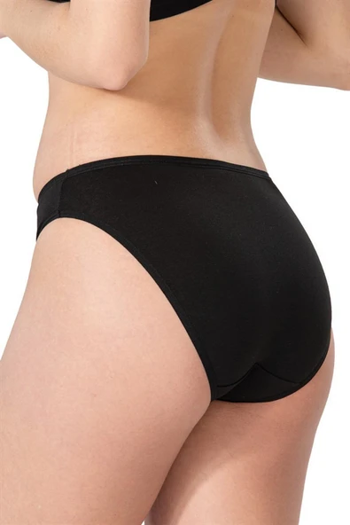 Siyah MI Emay 1441 Modal Cotton Külot - Resim 2