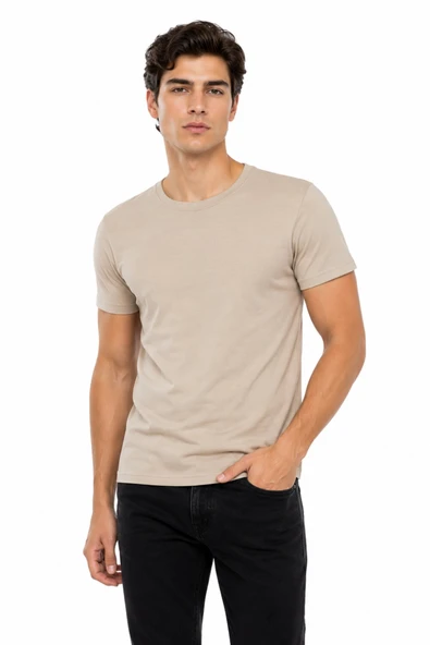 Erkek Sıfıryaka Regular Kalıp Tişört BGL-ST05573 - Resim 6