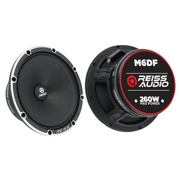 reiss audio rs-m6df-260w max-130w rms-kaliteli-profesyonel 16 cm midrange hoparlör ürün görseli 1