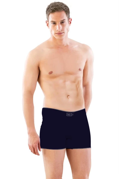 Lacivert MI Emay 2108 Seamless uzun Erkek Boxer ürün görseli 1