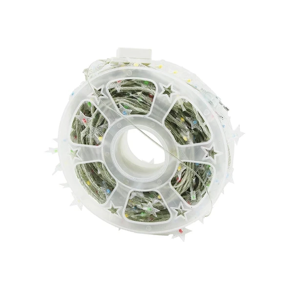 RGB - KAR TANESİ 50MT FİŞLİ FONKSİYONLU ŞERİT LED - DEKOR LAMBA (5067) ürün görseli 1