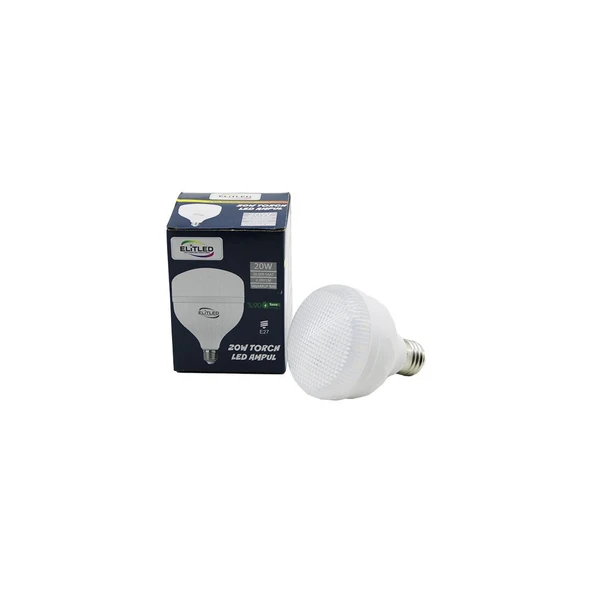 ELİTLED EL-08-Y2 20W TORCH LED BULB AMPUL BEYAZ - 6400K E27 2200 LÜMEN 20.000 SAAT ÖMÜR (5067) ürün görseli 1