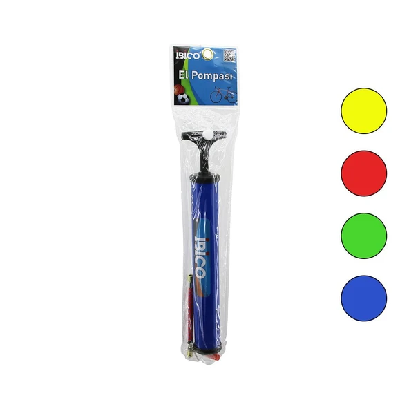MİNİ EL POMPASI BİSİKLET - TOP 28 CM POMPA HORTUM - TOP İĞNE - UÇ (5067) ürün görseli 1