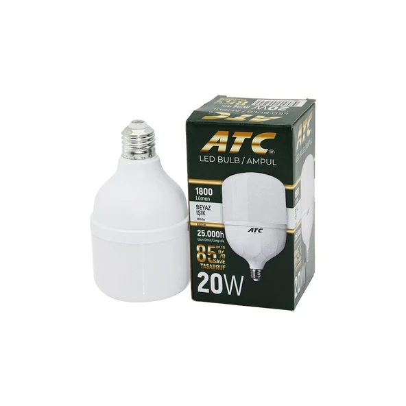 ATC-LW-20W  20W E27 TORCH LED BULB AMPUL BEYAZ 1800 LÜMEN - 25.000h (5067)