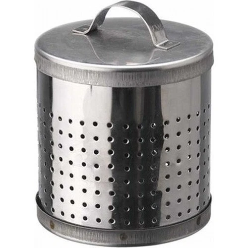 ÇELİK BÜYÜK DEMLİK İÇİ ÇAY SÜZGEÇ YÜKSEKLİK= 7CM ÇAP= 6CM (5067) ürün görseli 1