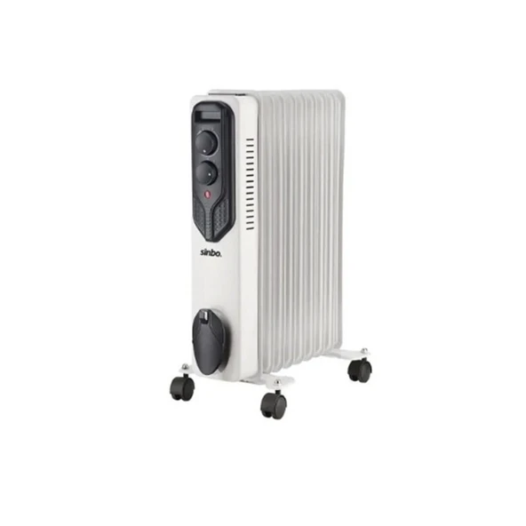 11 DİLİMLİ YAĞLI RADYATÖR SOBA - ISITICI TURBO ISITMA 3-KADEME ISI AYARLI TERMOSTAT=1000-1500-2500W SFH-6938 (5067) ürün görseli 1