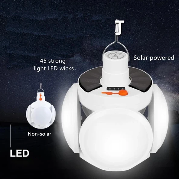 Solar 5 Kanatlı Kamp Lambası (5067) - Resim 4
