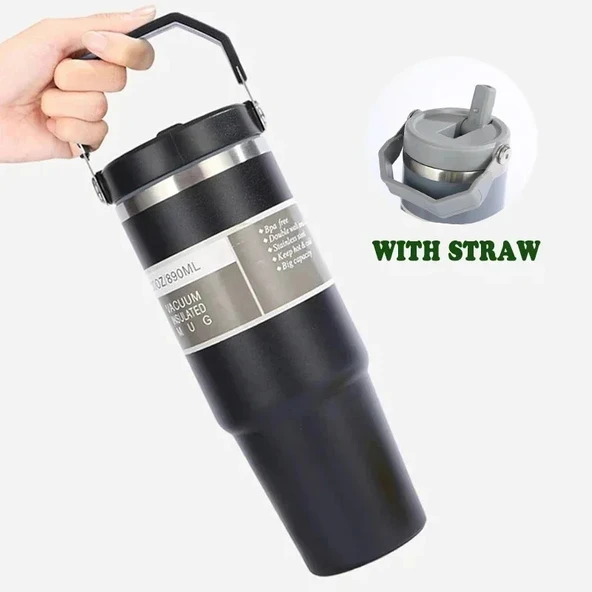 Termos 900 ML Pipetli Termos Bardak (5067) ürün görseli 1