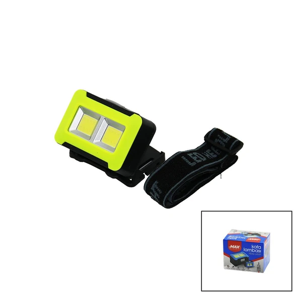PİLLİ 3W COB LED KAFA LAMBASI FENER 3-KADEME IŞIK AYARI - FLAŞÖR  4.5V 150LÜMEN (5067) ürün görseli 1