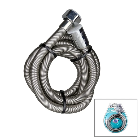 VAKUMLU   METAL YAYLI  DUŞ HORTUMU VAKUMLU 150CM (5067) ürün görseli 1