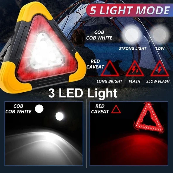 Hurry Bolt Şarjlı Cob Led Reflektör (5067) ürün görseli 1