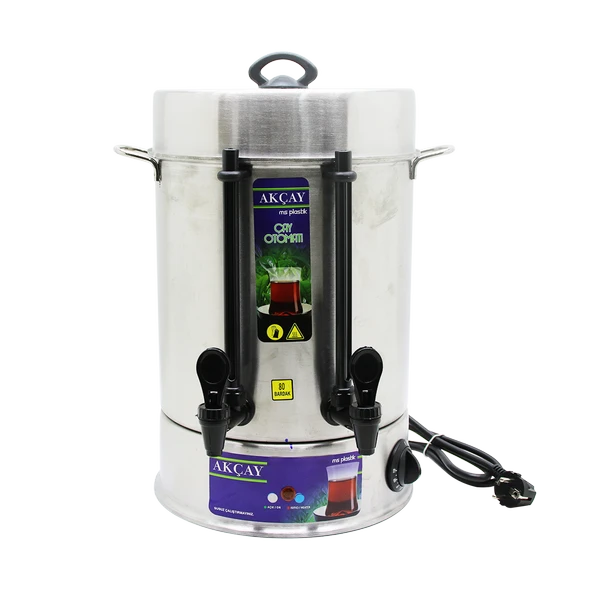 ÇAY OTOMATI 80 BARDAK SEMAVER ELEKTRİKLİ ÇAY MAKİNESİ ( MARKA DEĞİŞKENLİK GÖSTEREBİLİR )  (5067) ürün görseli 1
