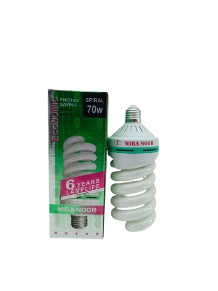 70W   E27   KIVRIK  EKONOMİK TASARRUFLU AMPUL 6500K - 0.26A - 8000h (5067)
