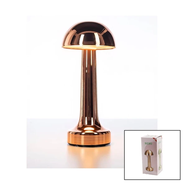 MANTAR MASA LAMBASI DOKUNMATİK - RENKLİ USB ŞARJLI 3 FONKSİYONLU 5W - 50-60Hz (5067) ürün görseli 1