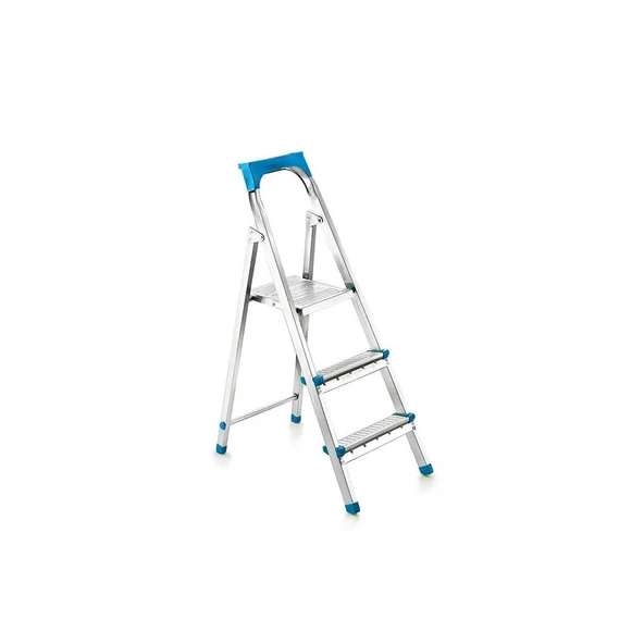 2+1BASAMAKLI METAL MERDİVEN Y: 60CM - 120KG.TAŞIMA KAPASİTESİ (5067) ürün görseli 1