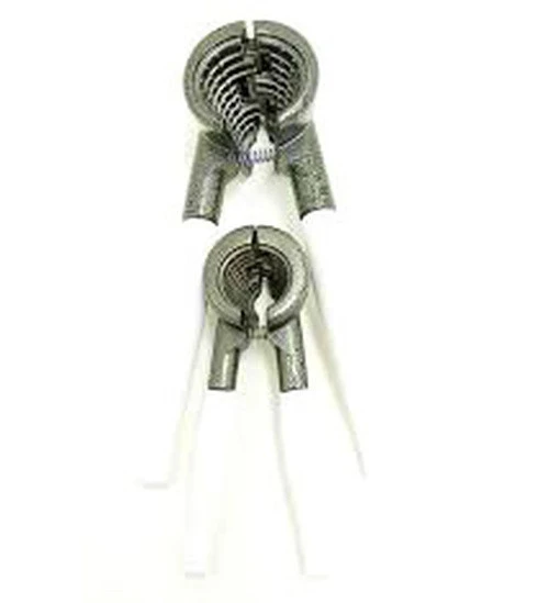 2 PARÇA  SET METAL FINDIK - CEVİZ KIRACAK BEYAZ SAPLI (5067) ürün görseli 1