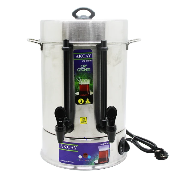 ÇAY OTOMATI 120 BARDAK SEMAVER ELEKTRİKLİ ÇAY MAKİNESİ ( MARKA DEĞİŞKENLİK GÖSTEREBİLİR )  (5067) ürün görseli 1