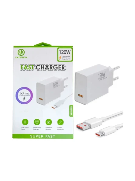 120W Süper Hızlı Şarj Cihazı - USB Type-C (5067) ürün görseli 1