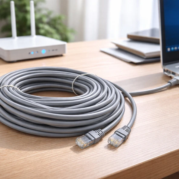 20MT İNTERNET ETHERNET CAT6 DATA KABLOSU (5067) - Resim 2