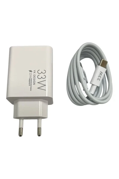 Usb Type-c 33W Şarj Aleti YK-SR68 (5067) - Resim 2