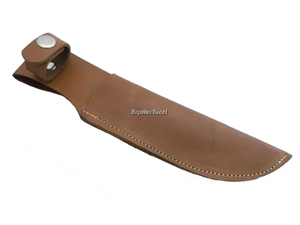 Hakiki Deri Uzun Bıçak Kılıfı 27 cm, Kemerlikli ürün görseli 1