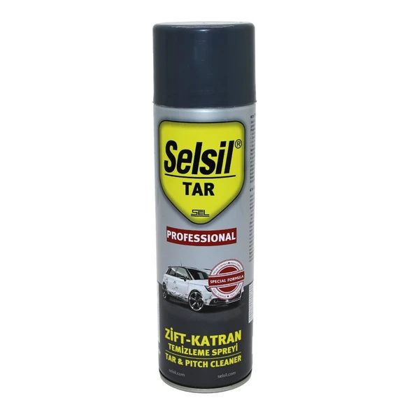 SELSİL TAR ZİFT - KATRAN TEMİZLEME SPREY 500ML KİR - YAĞ (5067) ürün görseli 1