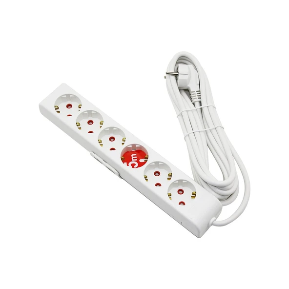 RI-TECH  6LI - 5MT  UZATMA KABLO - TOPRAKLI GRUP PRİZ  001 175 610002 05 00 (5067) ürün görseli 1