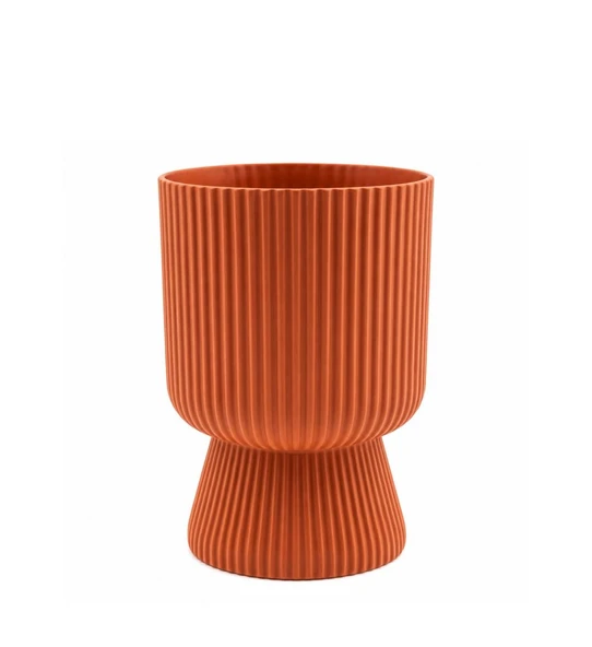 Omnipazar SO-LTSA01 Lotus Ayaklı Plastik Vazo Çiçek Saksı 1.8 Litre No: 1 ürün görseli 1